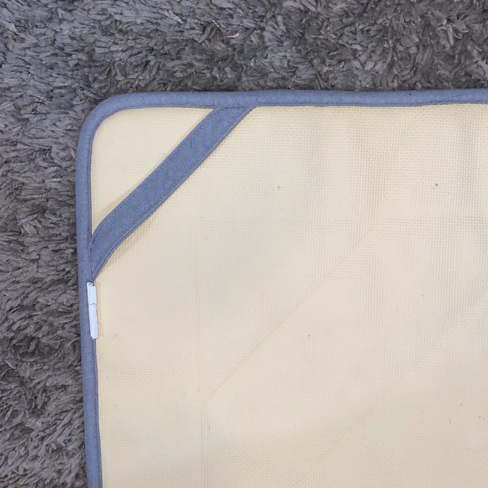 Gray Memory Foam Bath Mat